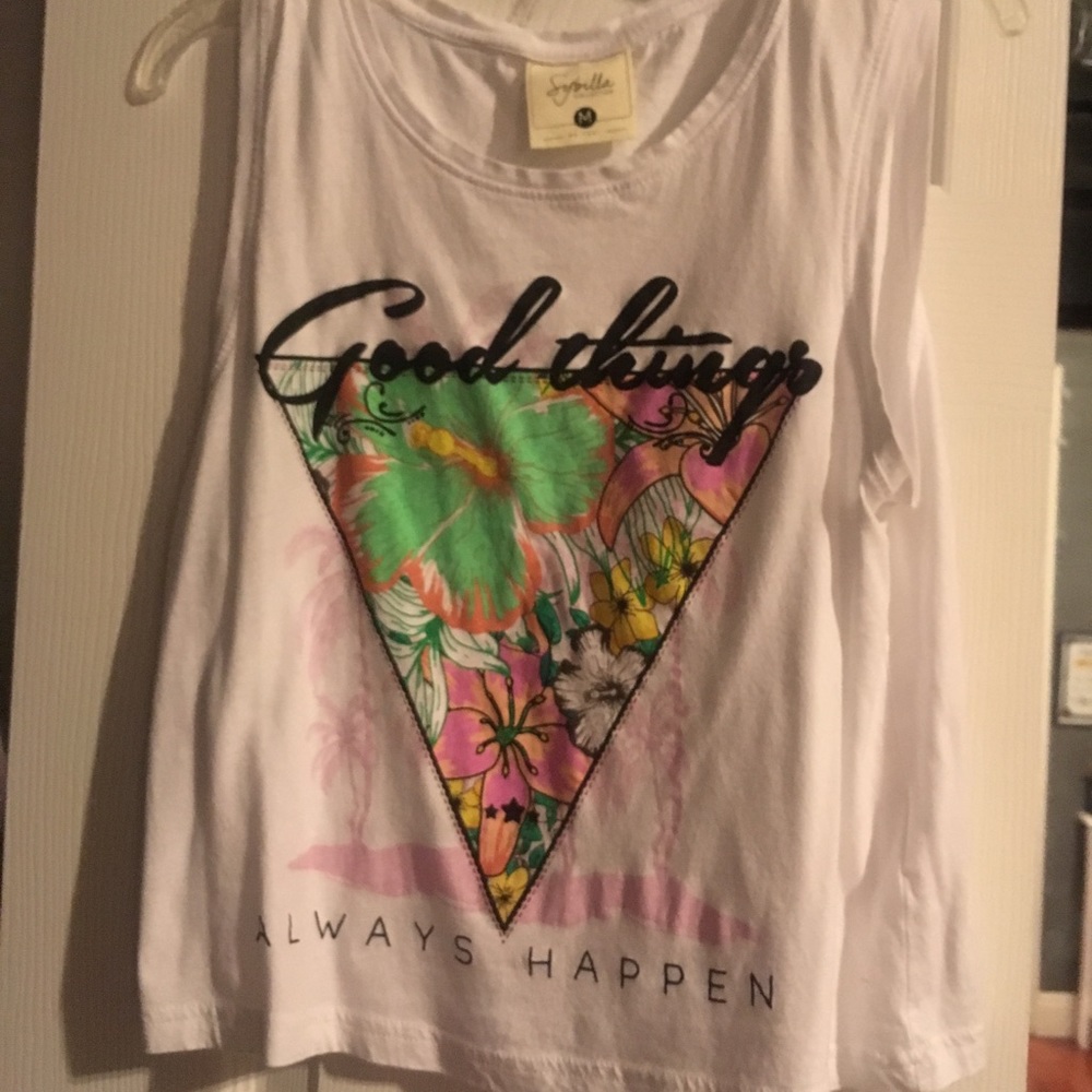White tank top